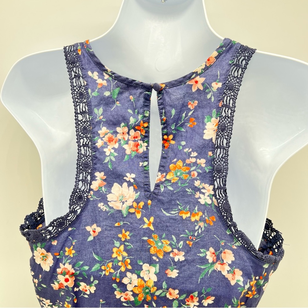 Hollister Floral Lace Tank Top - Purple - Picture 6 of 10